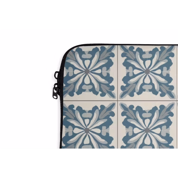 Laptophoes - Dessin - Tegel - Blauw — 6