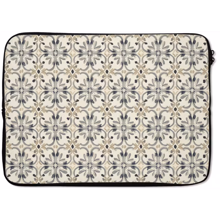 Laptophoes - Floraal - Patroon - Kleurrijk — 1