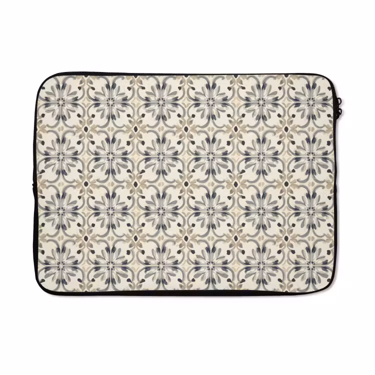 Laptophoes - Floraal - Patroon - Kleurrijk — 5