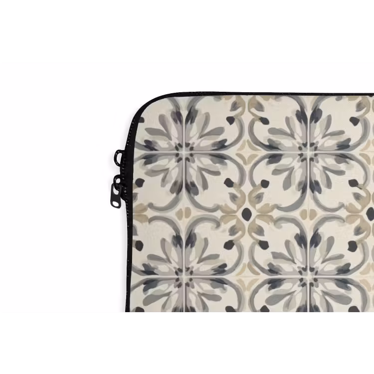 Laptophoes - Floraal - Patroon - Kleurrijk — 6
