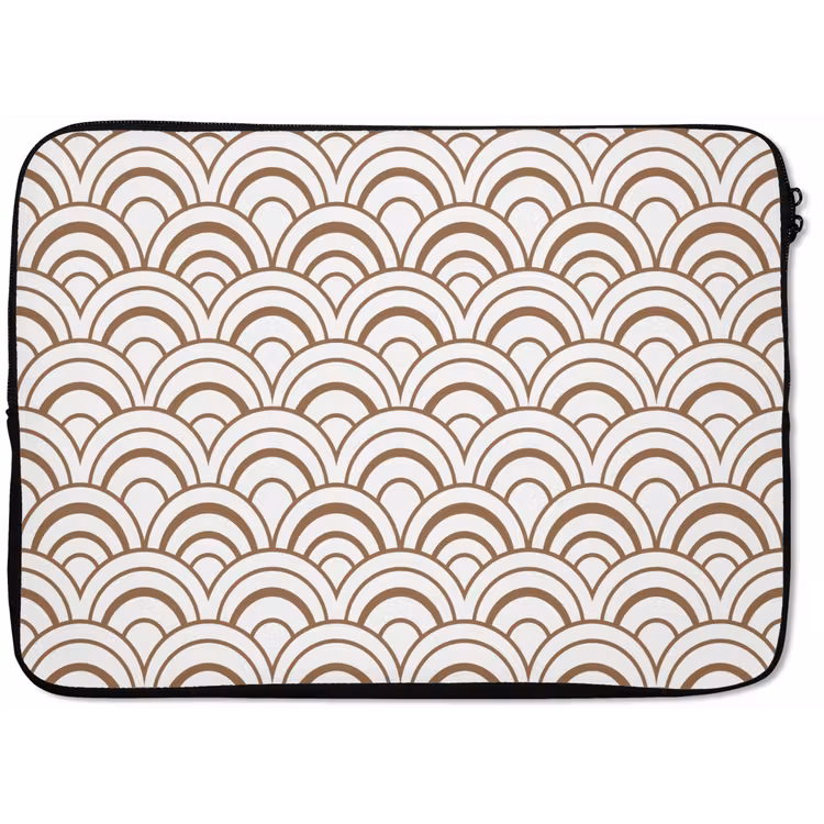 Laptophoes - Klassiek - Motief - Terracotta — 1
