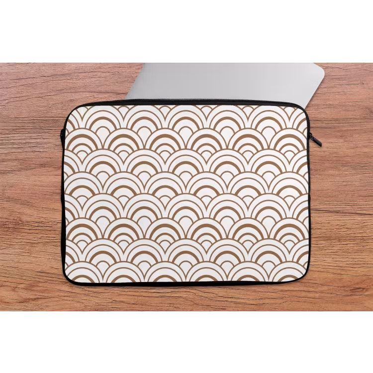 Laptophoes - Klassiek - Motief - Terracotta — 2
