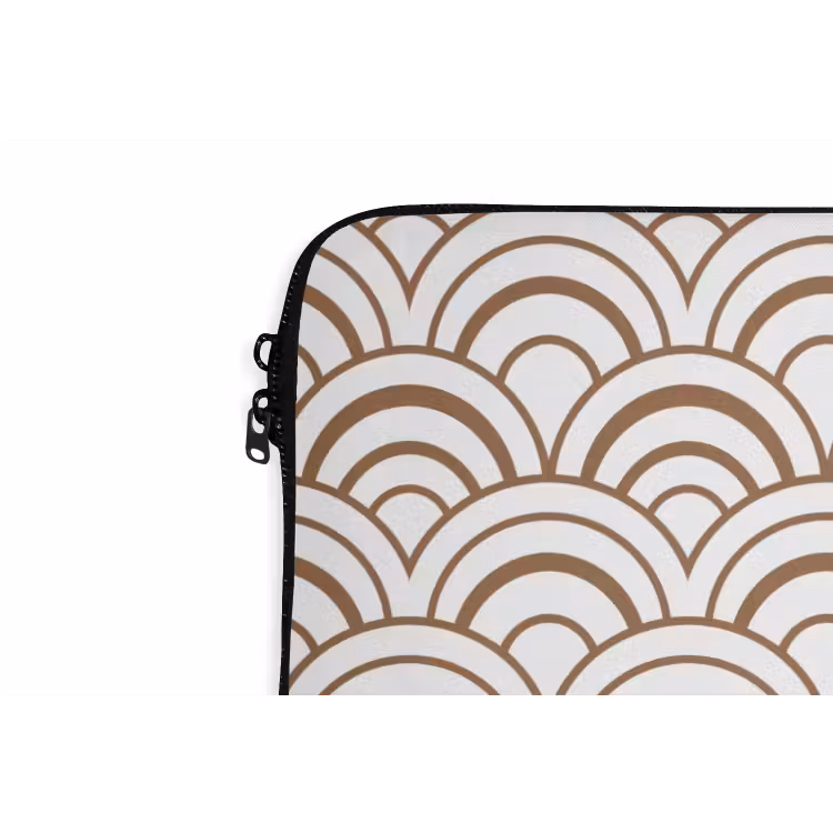 Laptophoes - Klassiek - Motief - Terracotta — 6