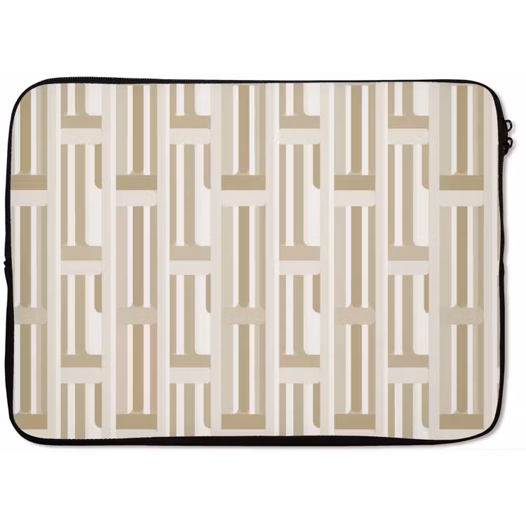 Laptophoes - Modern - Geometrisch - Beige — 1