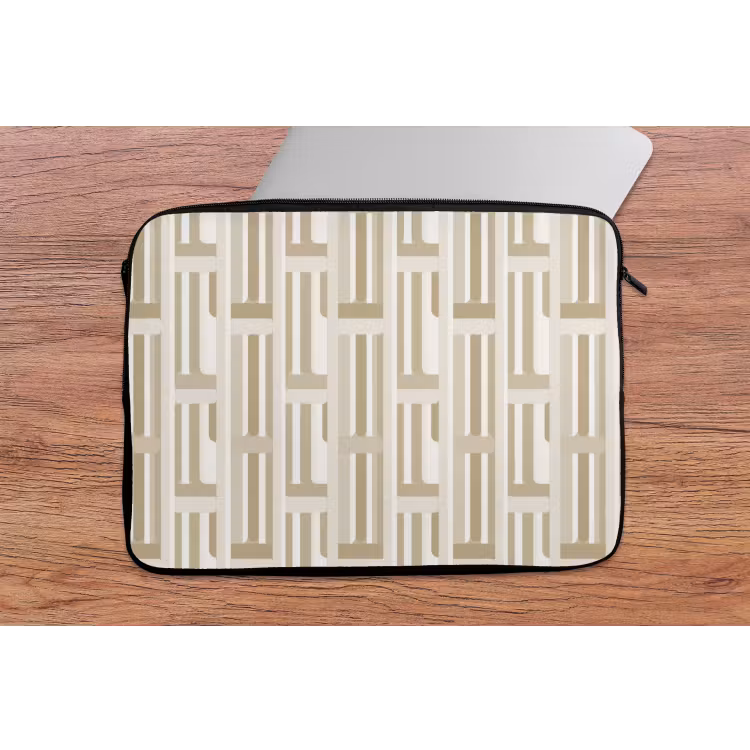 Laptophoes - Modern - Geometrisch - Beige — 2