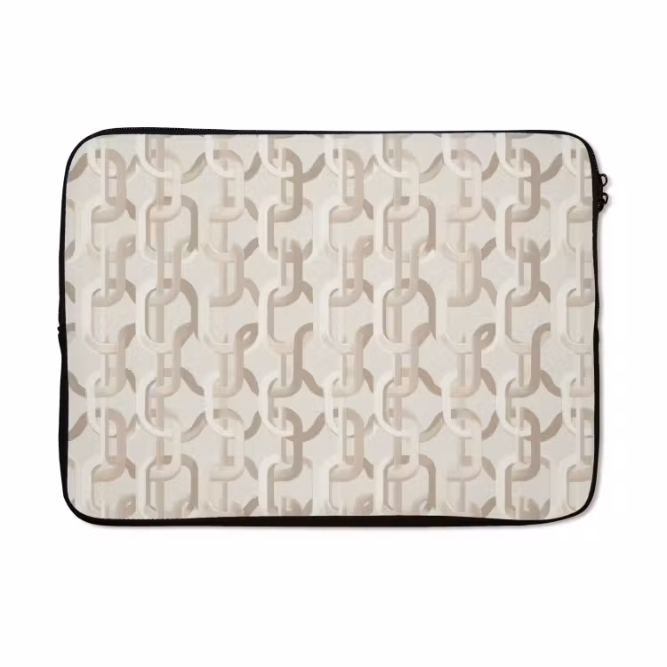 Laptophoes - Motief - Abstract - Beige — 5