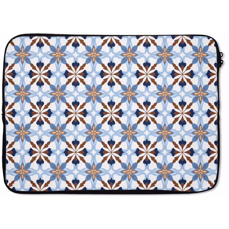 Laptophoes - Ornament - Tegel - Kleurrijk — 1