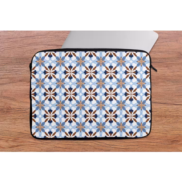 Laptophoes - Ornament - Tegel - Kleurrijk — 2