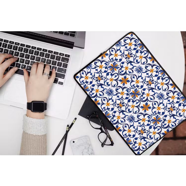 Laptophoes - Patroon - Modern - Kleurrijk — 3