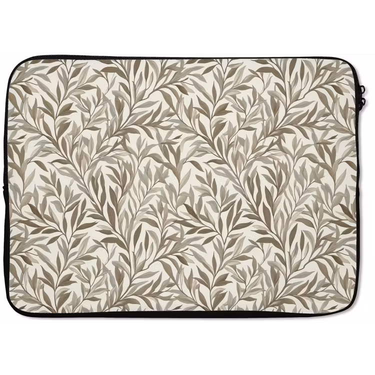 Laptophoes - Takken - Botanisch - Taupe — 1