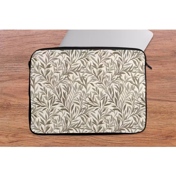 Laptophoes - Takken - Botanisch - Taupe — 2
