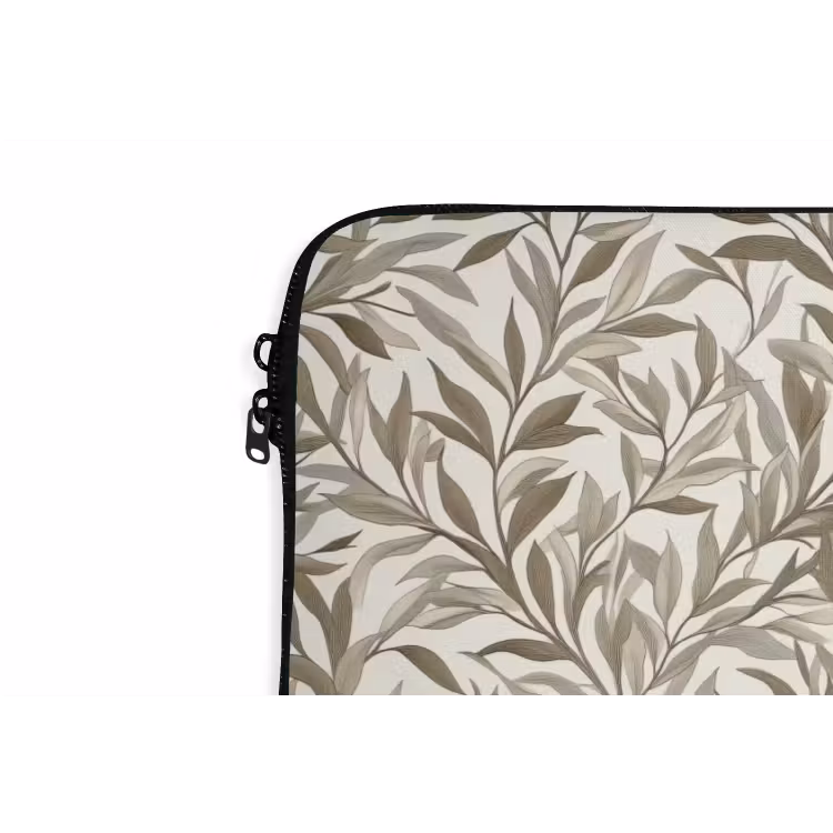 Laptophoes - Takken - Botanisch - Taupe — 6