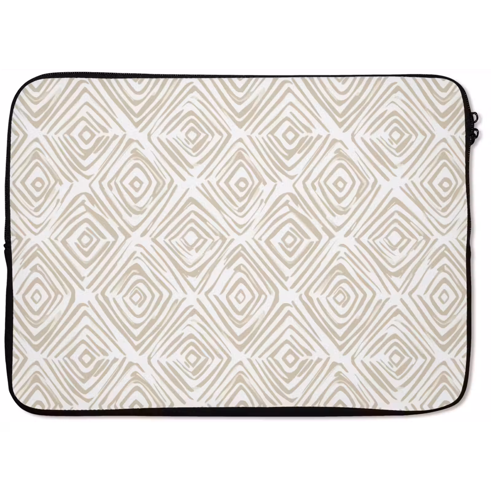 Laptophoes - Abstract - Ruit - Beige — 1