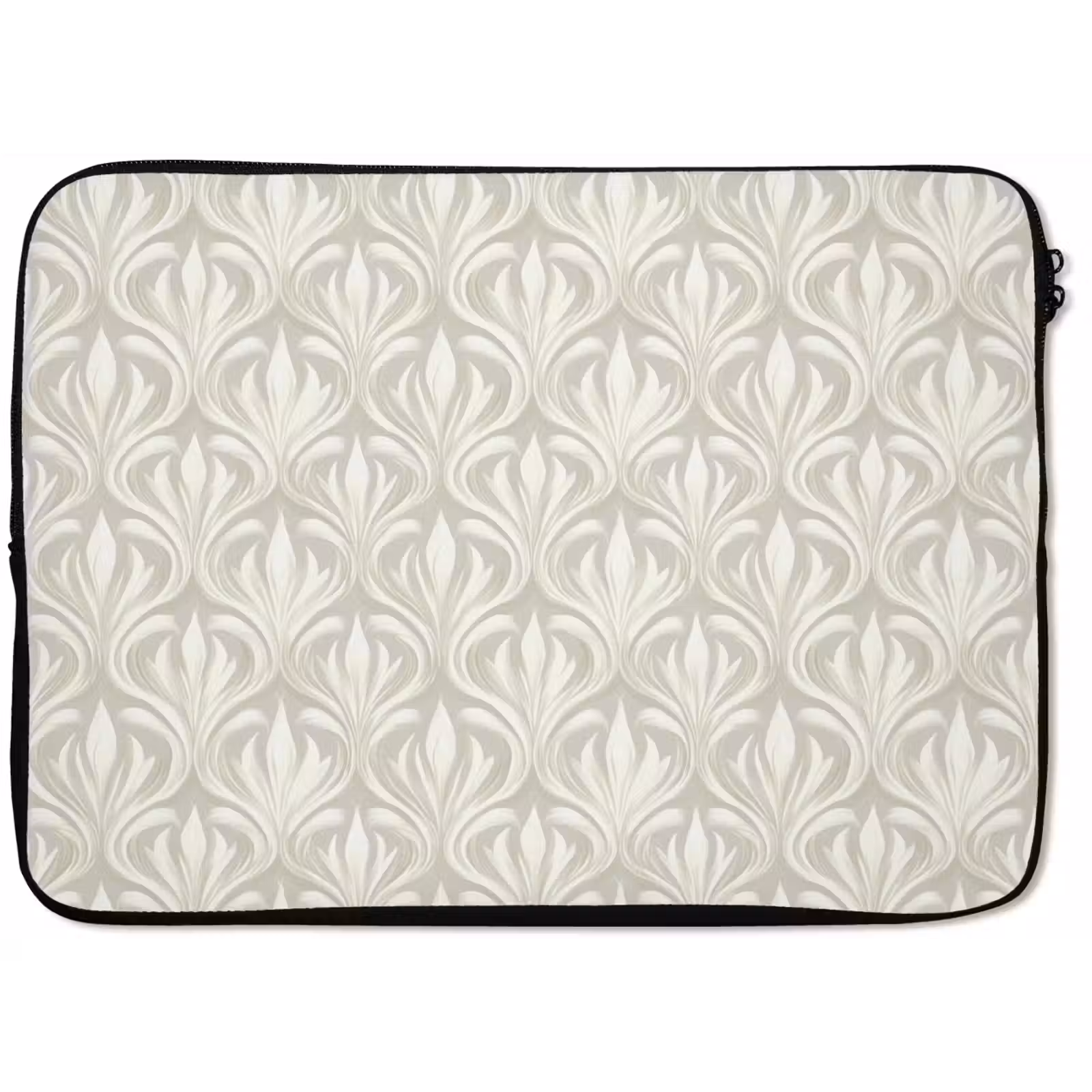 Laptophoes - Barok - Patroon - Beige — 1