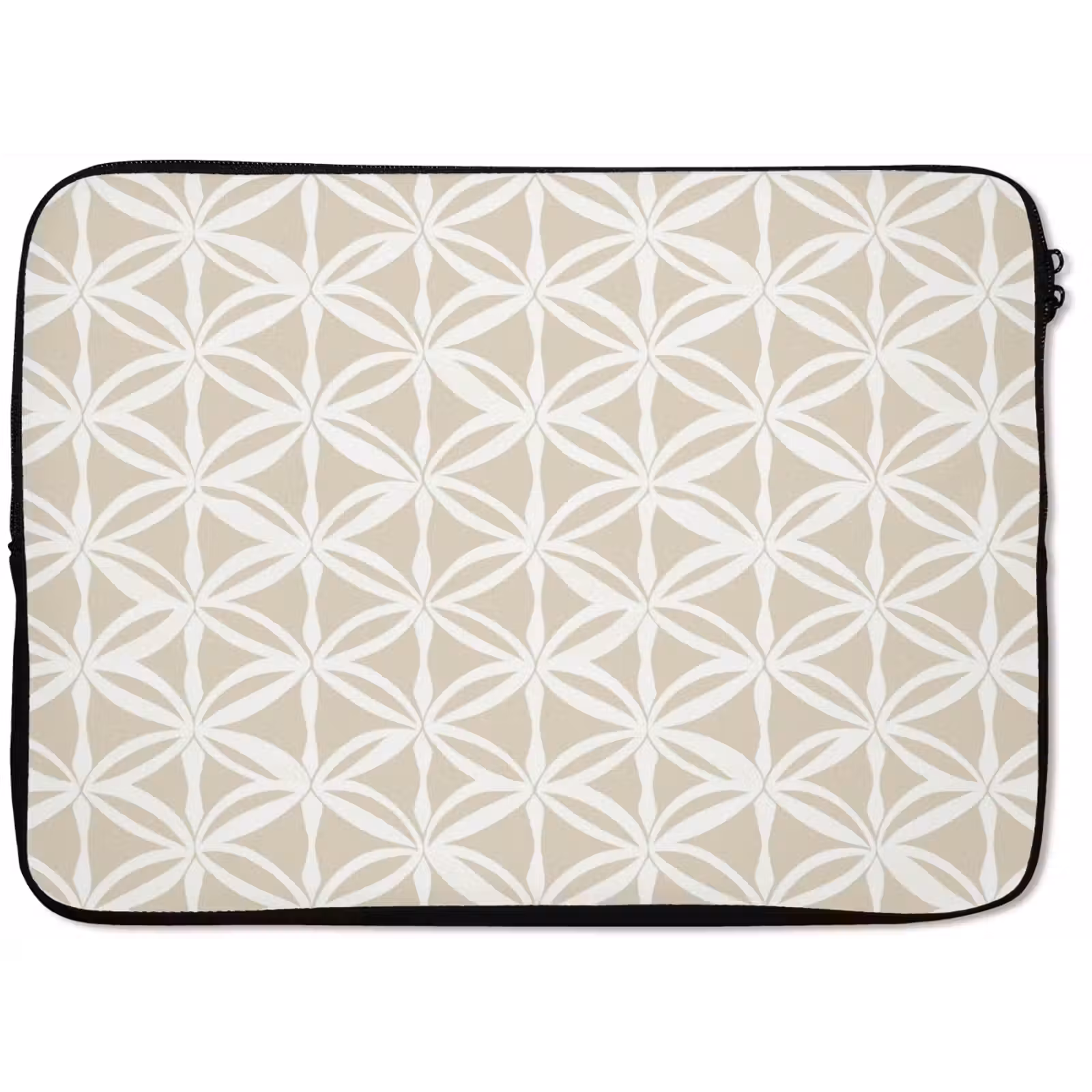 Laptophoes - Motief - Modern - Beige — 1