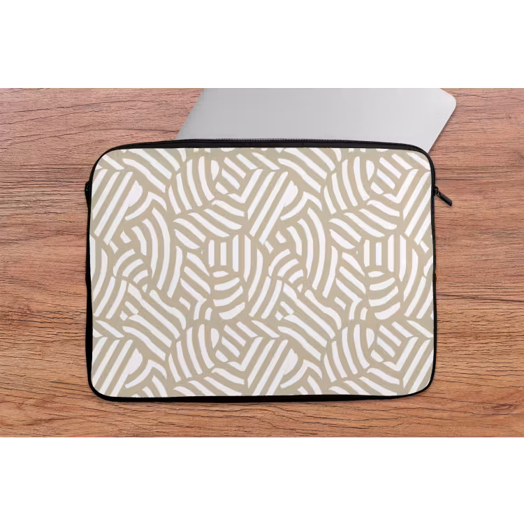 Laptophoes - Abstract - Modern - Beige — 2