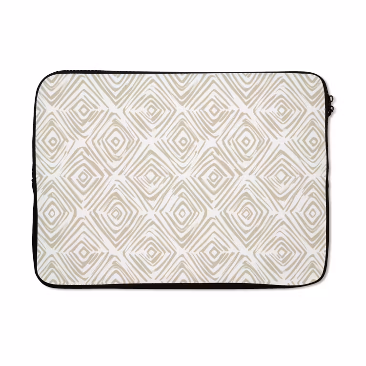 Laptophoes - Abstract - Ruit - Beige — 5