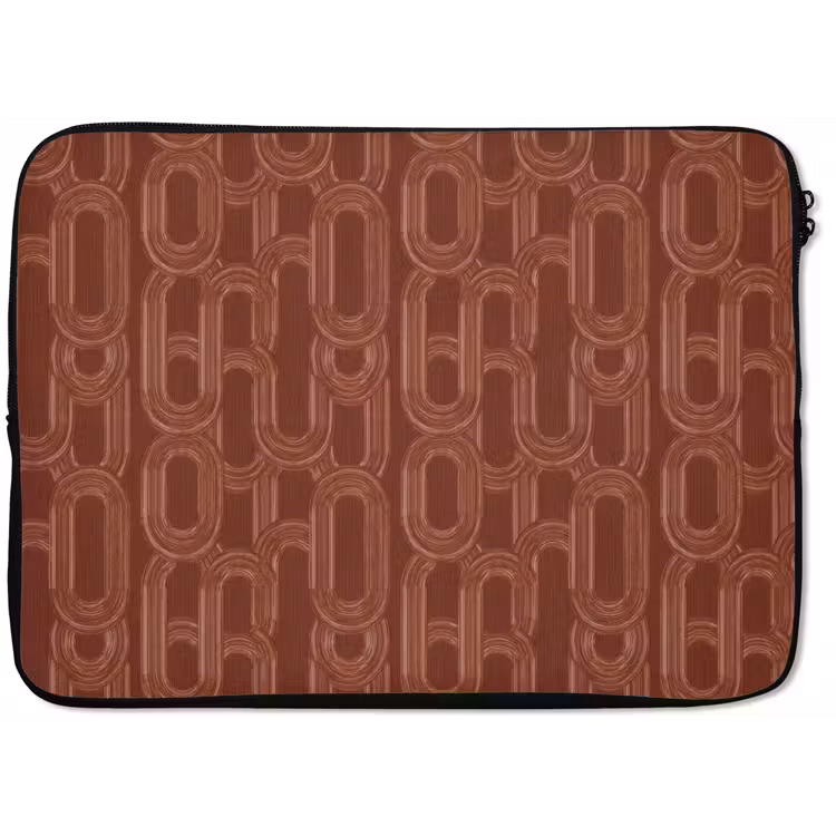Laptophoes - Abstract - Textuur - Bruin — 1
