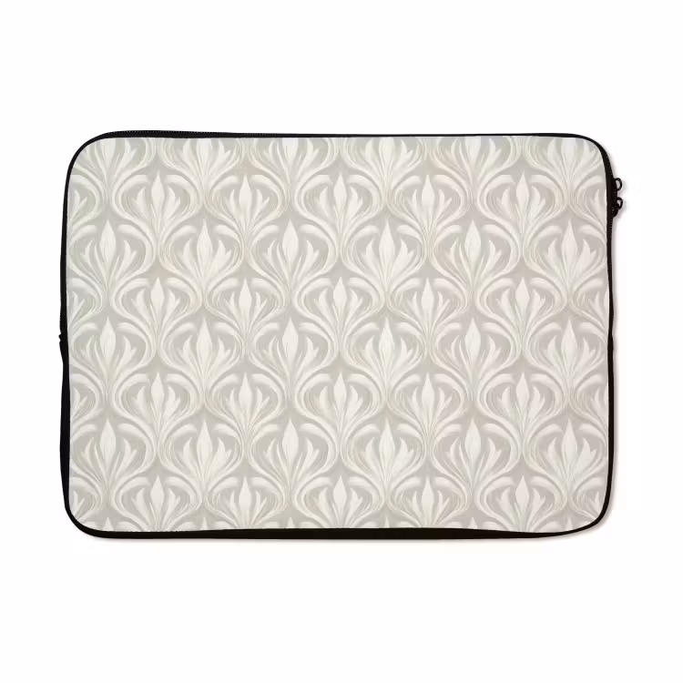 Laptophoes - Barok - Patroon - Beige — 5