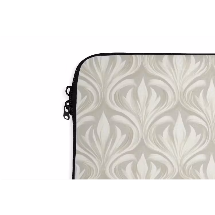 Laptophoes - Barok - Patroon - Beige — 6