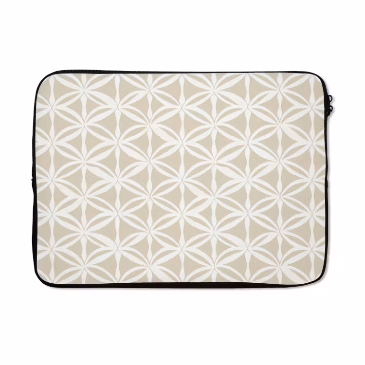 Laptophoes - Motief - Modern - Beige — 5
