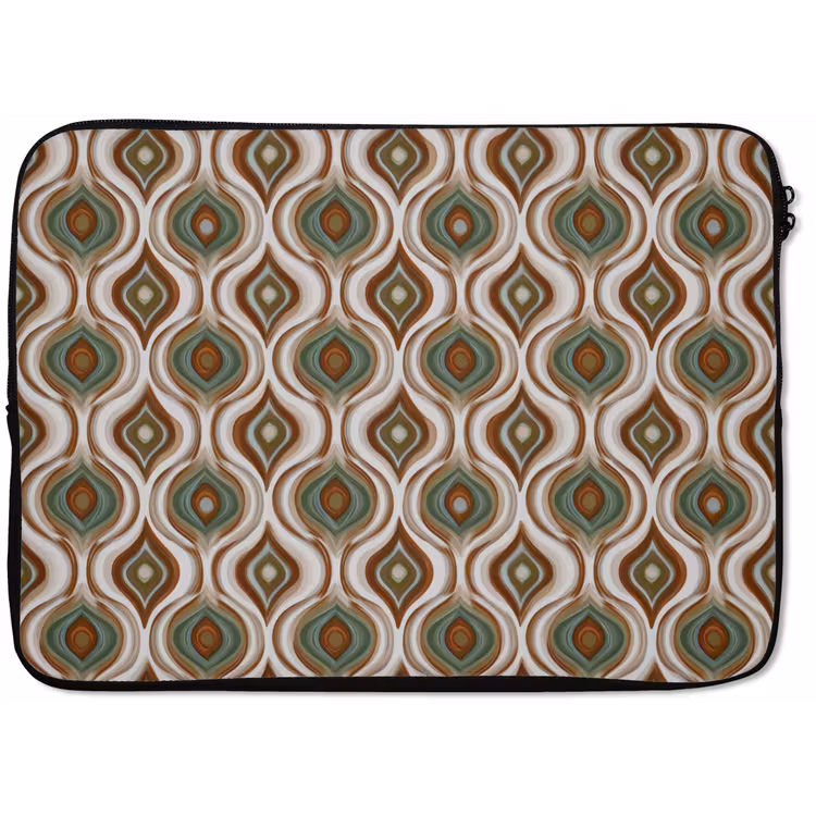 Laptophoes - Motief - Patroon - Kleurrijk — 1