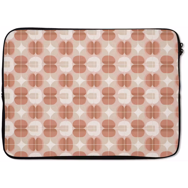 Laptophoes - Retro - Klassiek - Roze — 1