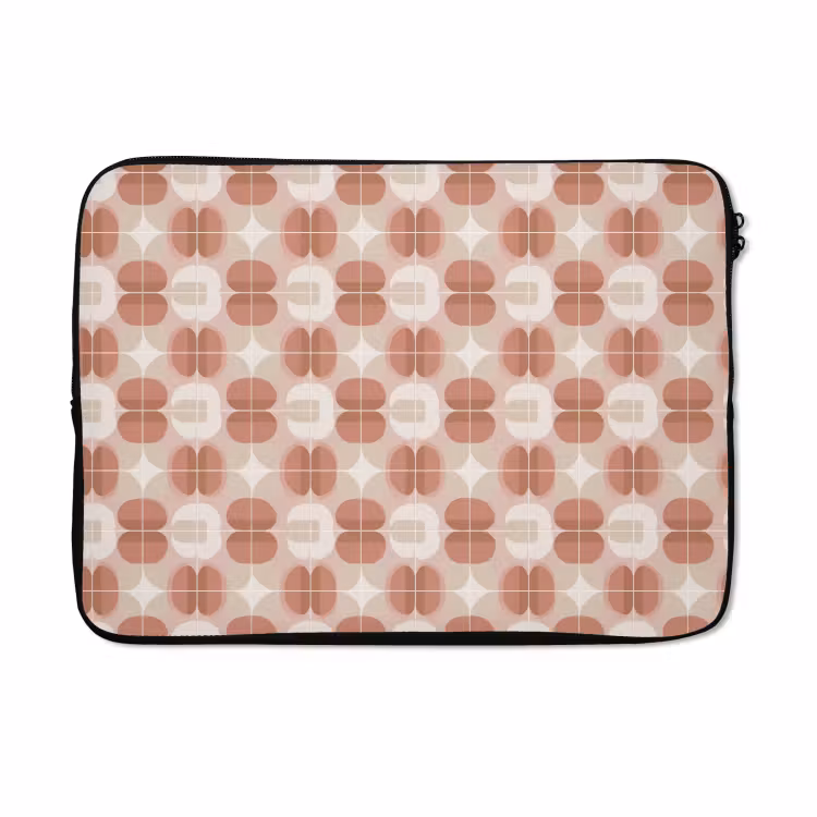 Laptophoes - Retro - Klassiek - Roze — 5
