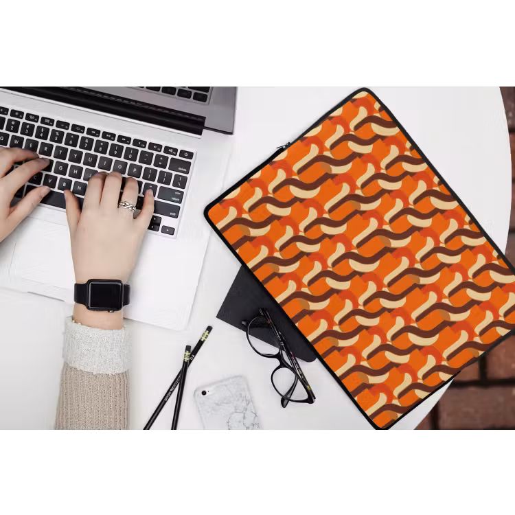 Laptophoes - Retro - Modern - Kleurrijk — 3