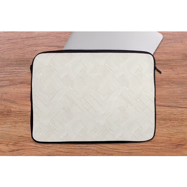 Laptophoes - Textuur - Abstract - Beige — 2