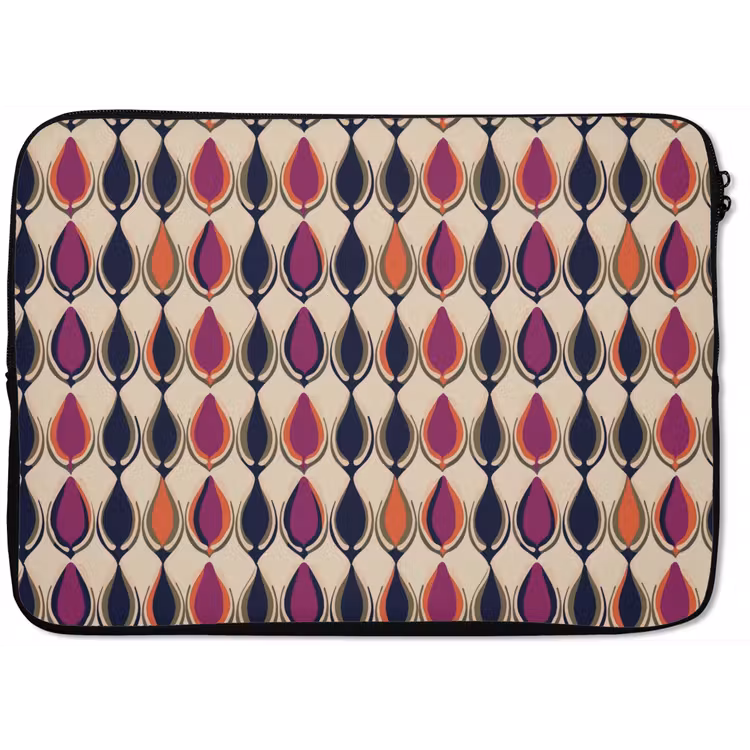 Laptophoes - Vintage - Retro - Kleurrijk — 1