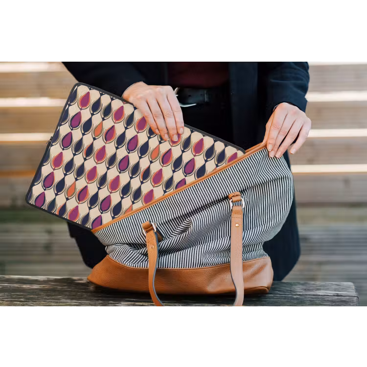 Laptophoes - Vintage - Retro - Kleurrijk — 4