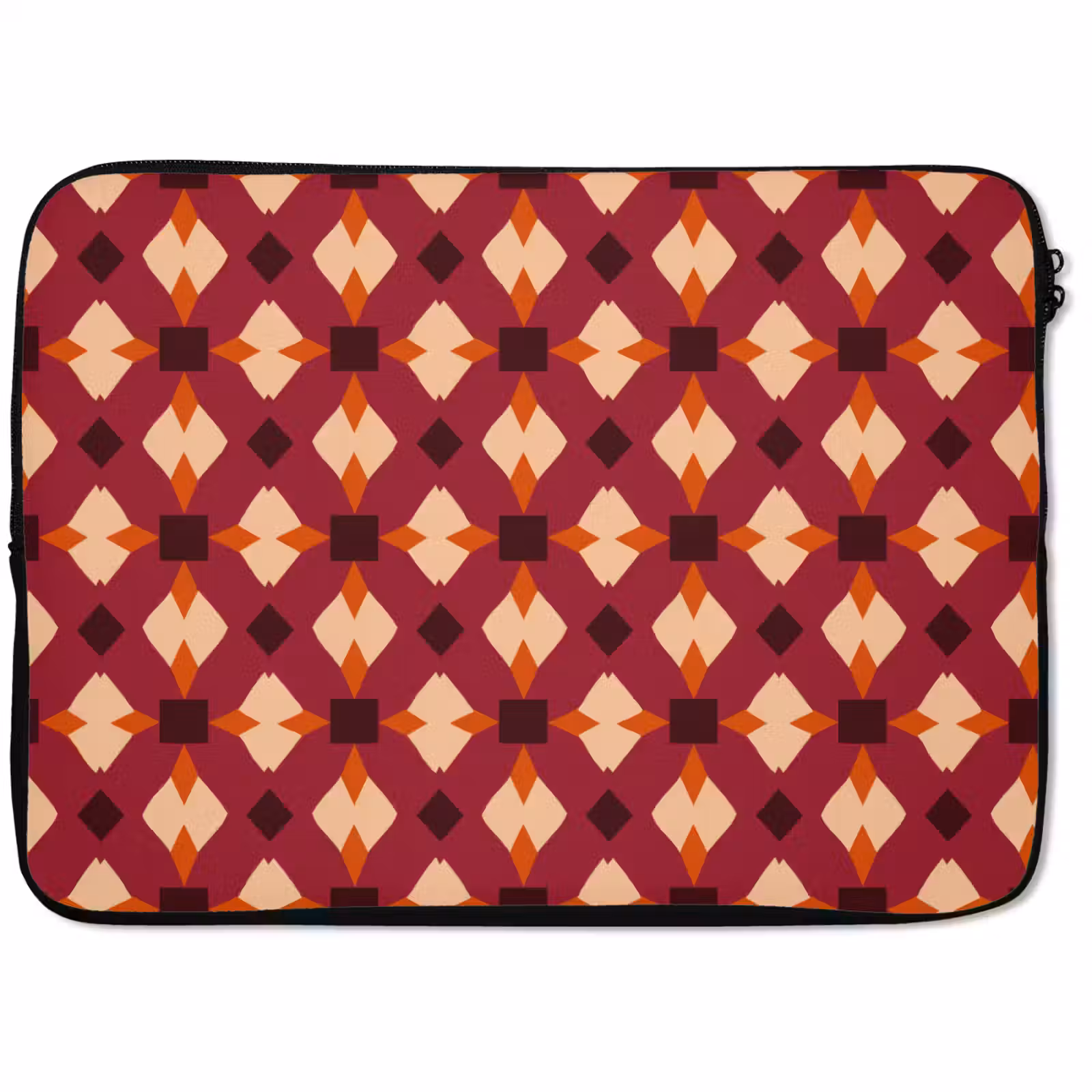 Laptophoes - Retro - Patroon - Kleurrijk — 1