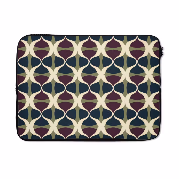 Laptophoes - Abstract - Retro - Kleurrijk — 5