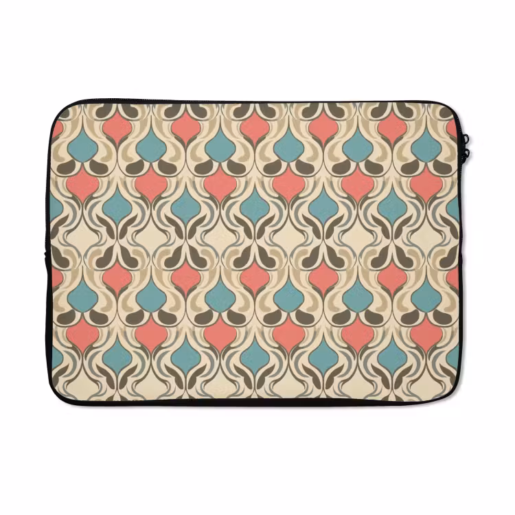 Laptophoes - Barok - Retro - Kleurrijk — 5