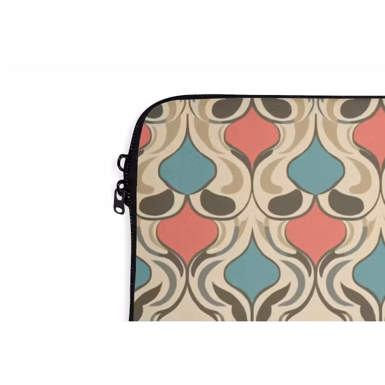 Laptophoes - Barok - Retro - Kleurrijk — 6
