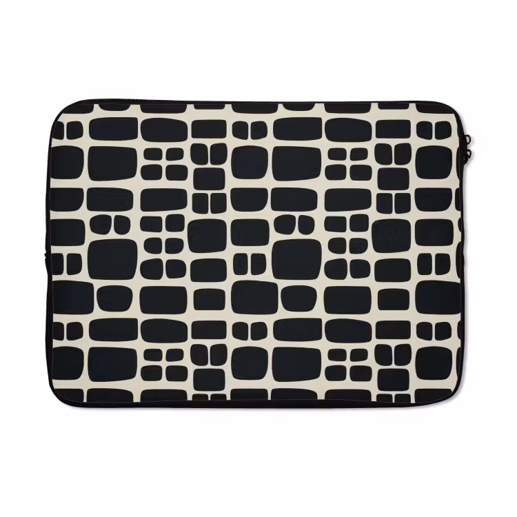 Laptophoes - Modern - Organisch - Zwart — 5