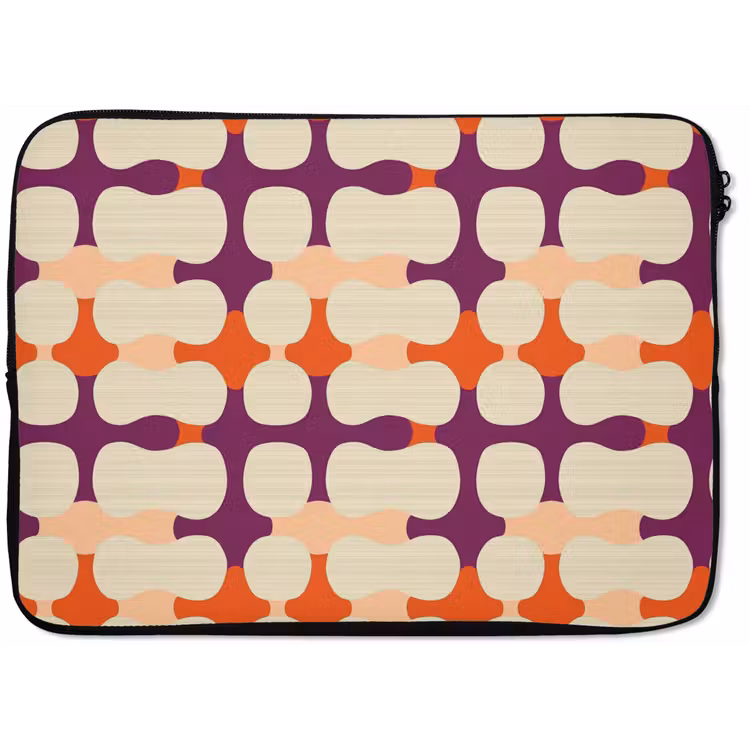 Laptophoes - Modern - Patroon - Kleurrijk — 1