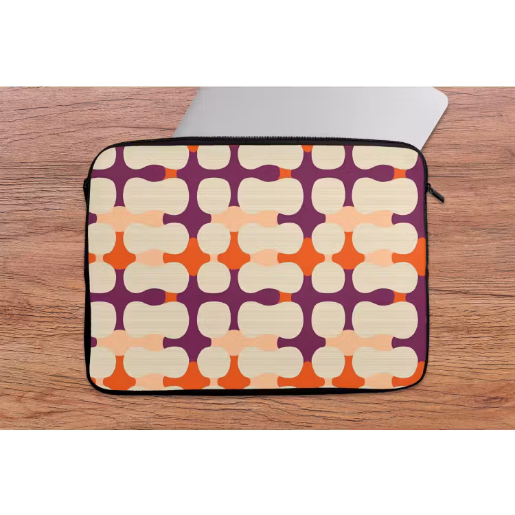Laptophoes - Modern - Patroon - Kleurrijk — 2