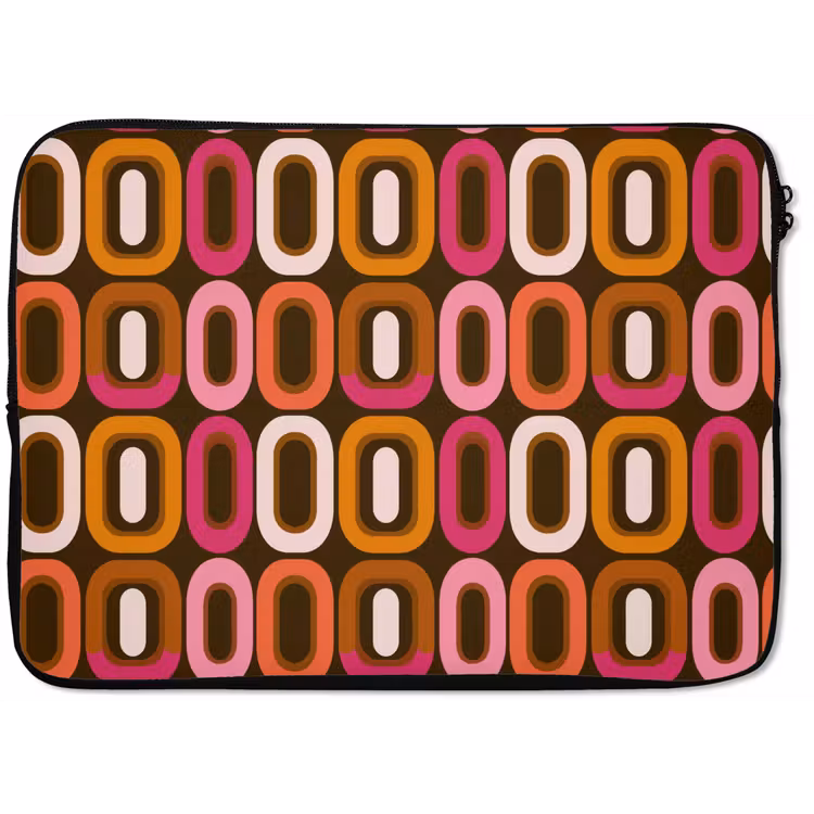 Laptophoes - Modern - Retro - Kleurrijk — 1