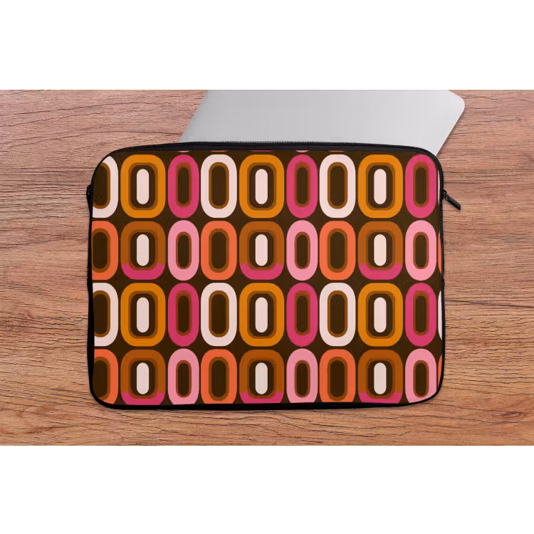 Laptophoes - Modern - Retro - Kleurrijk — 2