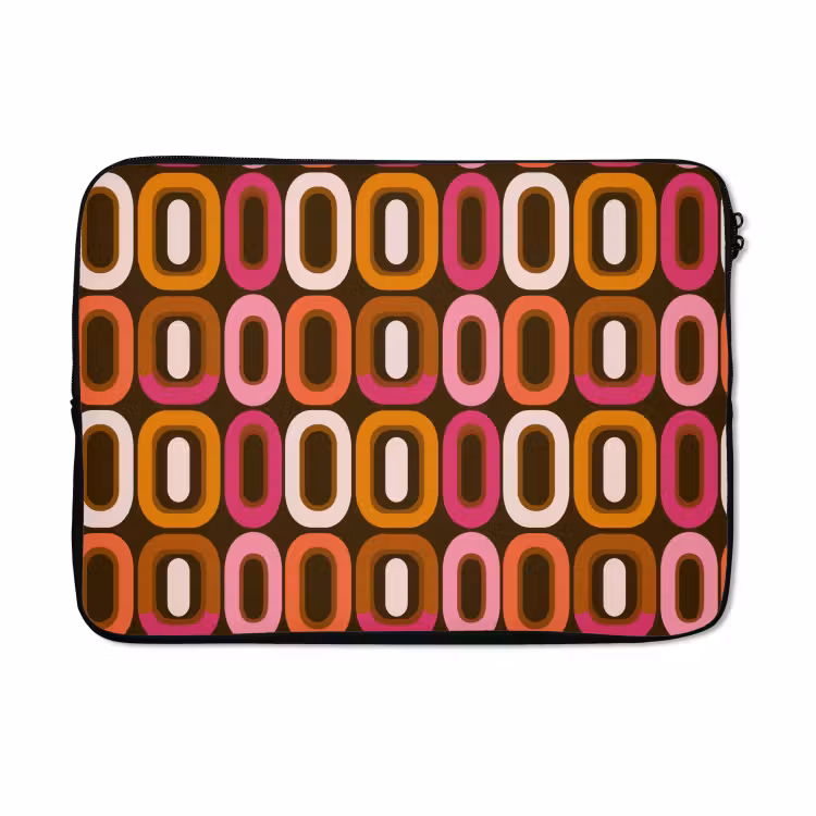 Laptophoes - Modern - Retro - Kleurrijk — 5
