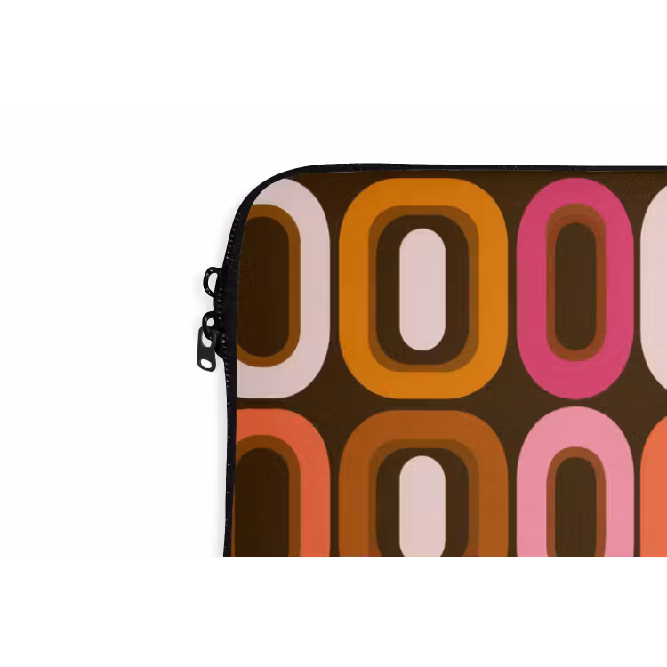 Laptophoes - Modern - Retro - Kleurrijk — 6