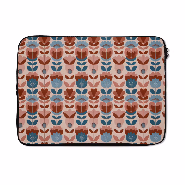 Laptophoes - Vintage - Motief - Kleurrijk — 5