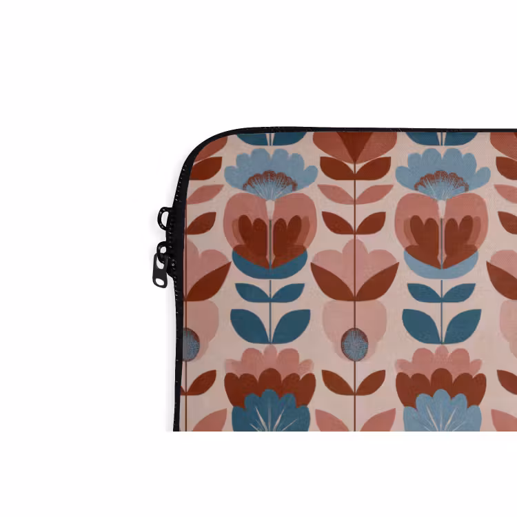 Laptophoes - Vintage - Motief - Kleurrijk — 6