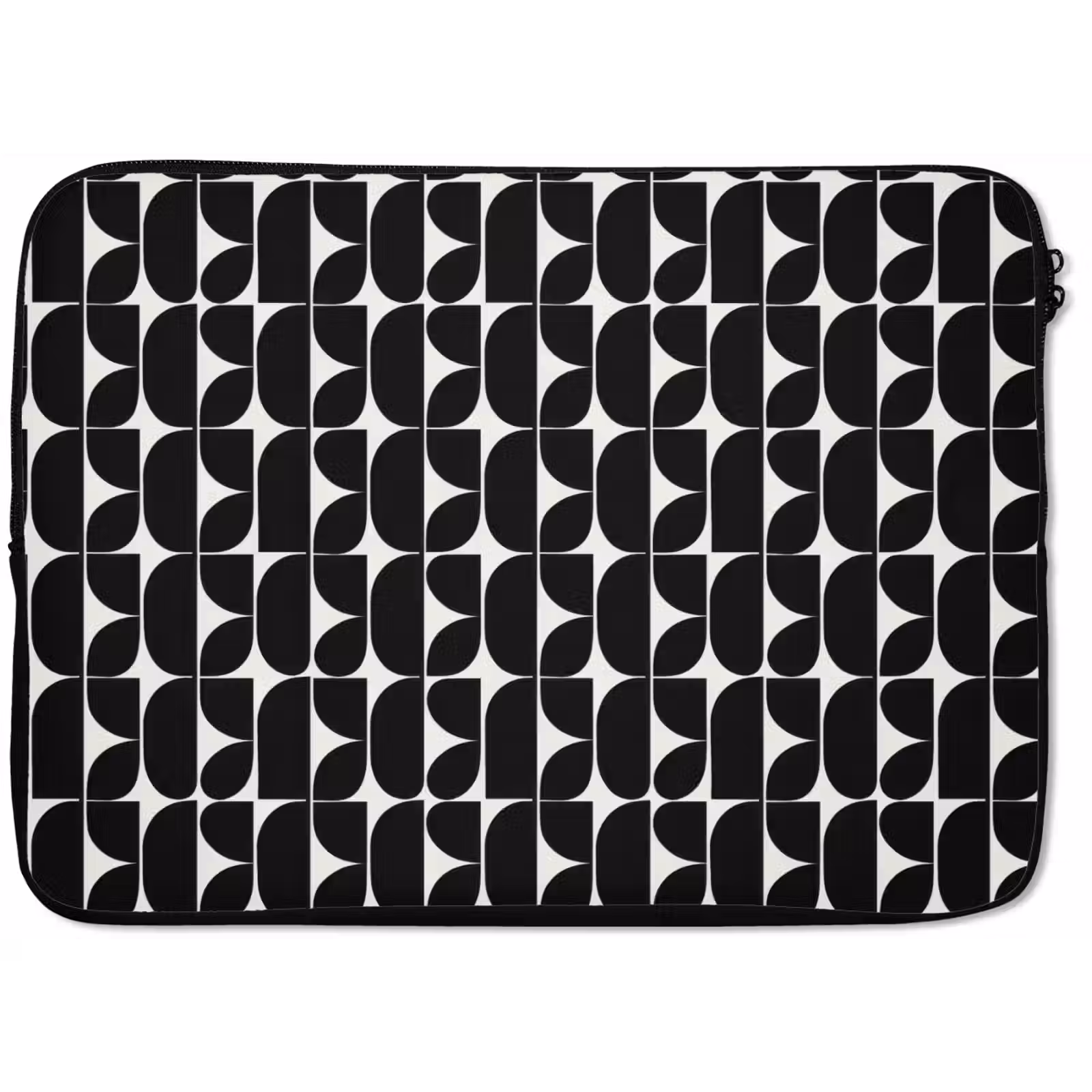 Laptophoes - Modern - Geometrisch - Zwart — 1