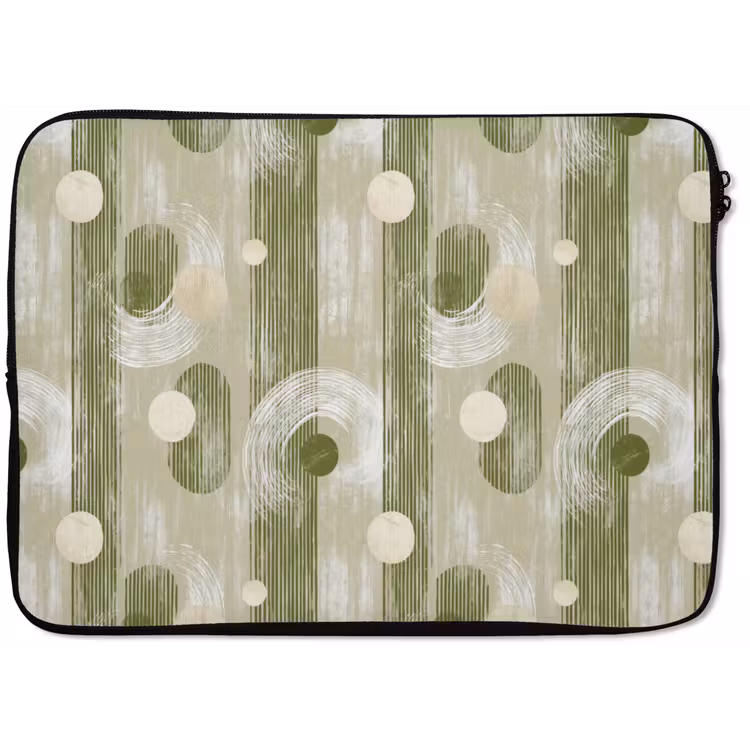 Laptophoes - Artistiek - Modern - Groen — 1