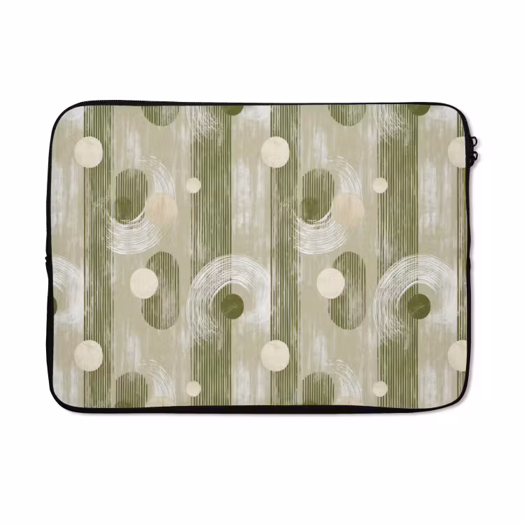 Laptophoes - Artistiek - Modern - Groen — 5