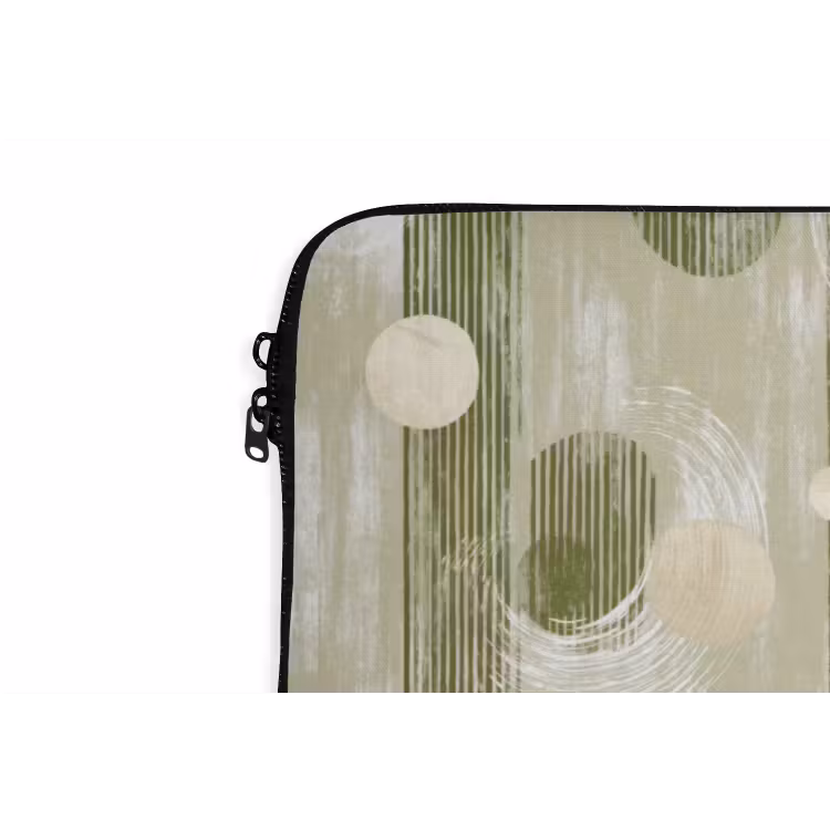 Laptophoes - Artistiek - Modern - Groen — 6