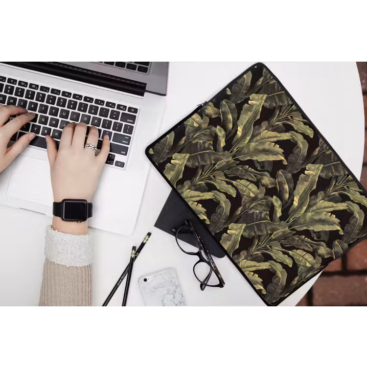 Laptophoes - Botanisch - Bladeren - Groen — 3